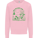 Keep the Planet Clean Climate Change Mens Sweatshirt Jumper Light Pink