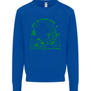 Keep the Planet Clean Climate Change Mens Sweatshirt Jumper Royal Blue