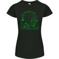 Keep the Planet Clean Climate Change Womens Petite Cut T-Shirt Black