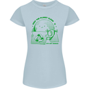 Keep the Planet Clean Climate Change Womens Petite Cut T-Shirt Light Blue
