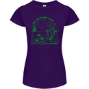 Keep the Planet Clean Climate Change Womens Petite Cut T-Shirt Purple