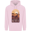Kenya Safari Childrens Kids Hoodie Light Pink