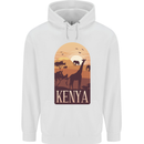 Kenya Safari Childrens Kids Hoodie White