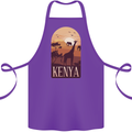 Kenya Safari Cotton Apron 100% Organic Purple