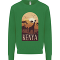 Kenya Safari Kids Sweatshirt Jumper Irish Green