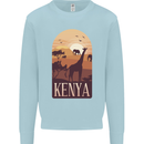 Kenya Safari Kids Sweatshirt Jumper Light Blue
