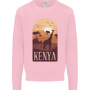 Kenya Safari Kids Sweatshirt Jumper Light Pink