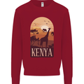 Kenya Safari Kids Sweatshirt Jumper Red