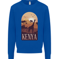 Kenya Safari Kids Sweatshirt Jumper Royal Blue