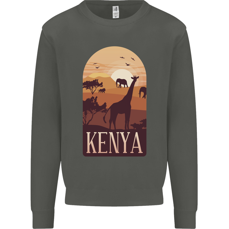 Kenya Safari Kids Sweatshirt Jumper Storm Grey