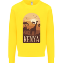 Kenya Safari Kids Sweatshirt Jumper Yellow