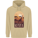 Kenya Safari Mens 80% Cotton Hoodie Sand