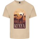 Kenya Safari Mens Cotton T-Shirt Tee Top Sand