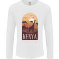 Kenya Safari Mens Long Sleeve T-Shirt White