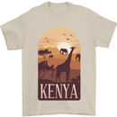 Kenya Safari Mens T-Shirt 100% Cotton Sand