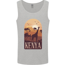 Kenya Safari Mens Vest Tank Top Sports Grey