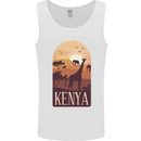 Kenya Safari Mens Vest Tank Top White