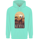 Kenya Safari Souvenir Childrens Kids Hoodie Peppermint