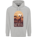 Kenya Safari Souvenir Childrens Kids Hoodie Sports Grey
