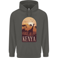 Kenya Safari Souvenir Childrens Kids Hoodie Storm Grey