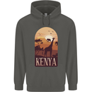 Kenya Safari Souvenir Childrens Kids Hoodie Storm Grey