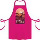 Kenya Safari Souvenir Cotton Apron 100% Organic Pink
