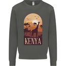Kenya Safari Souvenir Kids Sweatshirt Jumper Storm Grey