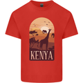 Kenya Safari Souvenir Kids T-Shirt Childrens Red