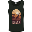 Kenya Safari Souvenir Mens Vest Tank Top Black