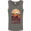 Kenya Safari Souvenir Mens Vest Tank Top Charcoal