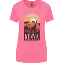 Kenya Safari Souvenir Womens Wider Cut T-Shirt Azalea