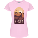 Kenya Safari Womens Petite Cut T-Shirt Light Pink