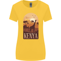 Kenya Safari Womens Wider Cut T-Shirt Yellow