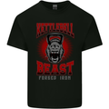 Kettlebell Beast Gym Training Top MMA Mens Cotton T-Shirt Tee Top Black