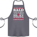 Kids Bald Tired & Broke Father's Day Cotton Apron 100% Organic Steel