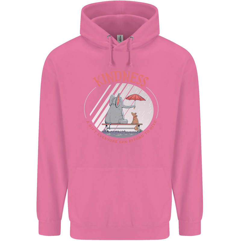 Kindness a Gift Funny Dog Elephant Childrens Kids Hoodie Azalea