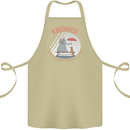 Kindness a Gift Funny Dog Elephant Cotton Apron 100% Organic Khaki