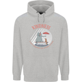 Kindness a Gift Funny Dog Elephant Mens 80% Cotton Hoodie Sports Grey