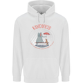 Kindness a Gift Funny Dog Elephant Mens 80% Cotton Hoodie White