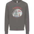 Kindness a Gift Funny Dog Elephant Mens Sweatshirt Jumper Charcoal