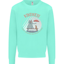 Kindness a Gift Funny Dog Elephant Mens Sweatshirt Jumper Peppermint