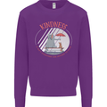 Kindness a Gift Funny Dog Elephant Mens Sweatshirt Jumper Purple