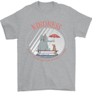 Kindness a Gift Funny Dog Elephant Mens T-Shirt Cotton Gildan Sports Grey