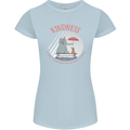 Kindness a Gift Funny Dog Elephant Womens Petite Cut T-Shirt Light Blue