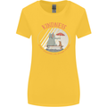 Kindness a Gift Funny Dog Elephant Womens Wider Cut T-Shirt Yellow