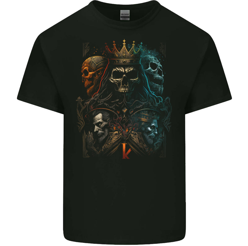 King of Kings Gothic Skull Heavy Metal Rock Mens Cotton T-Shirt Tee Top