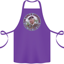 King Airborne Cotton Apron 100% Organic Purple