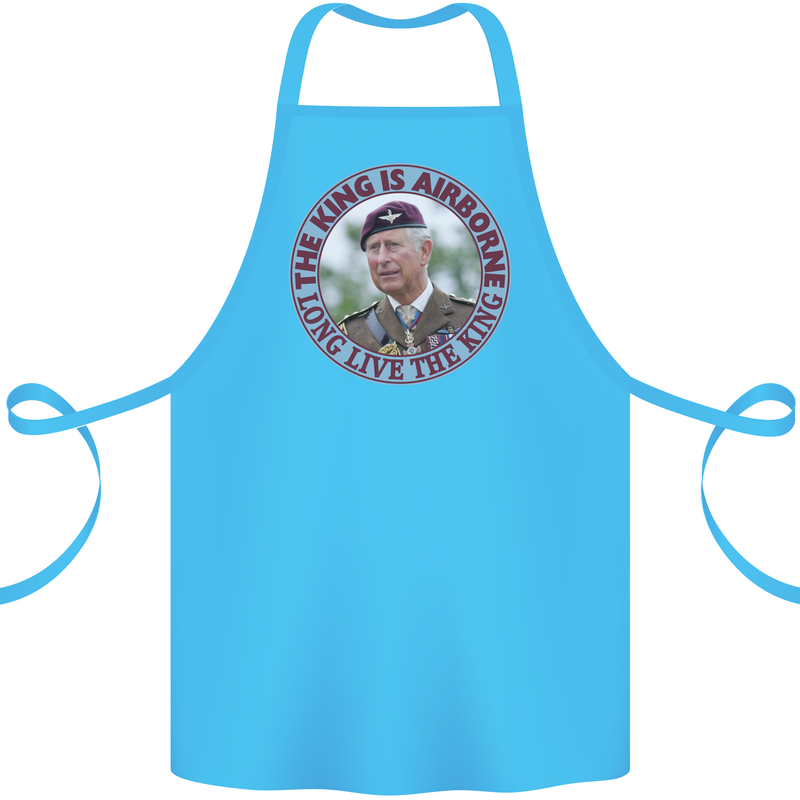 King Airborne Cotton Apron 100% Organic Turquoise