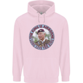 King Airborne Mens 80% Cotton Hoodie Light Pink