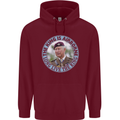 King Airborne Mens 80% Cotton Hoodie Maroon